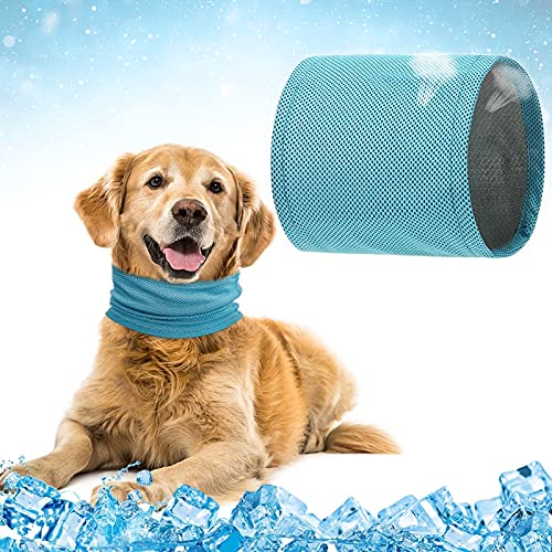 Collar Refrigerante para Mascotas,Collar de Enfriamiento para Perros,Collar Refrigerante Perro,Bandana para Perros Pequeños,Pañuelo De Mascotas,Refrescar al Perro en Verano