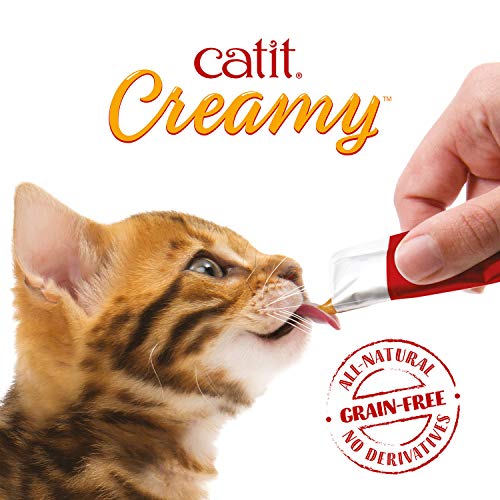 Comida húmeda para Gatos Catit Catit Creamy Salm¾n y Gambas 50x10g