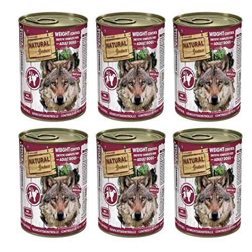 Comida Húmeda Perros Prescripción Veterinaria Control Peso Natural Greatness | 100% Natural SIN Cereales Pack 6 latas 400 grs | ANIMALUJOS