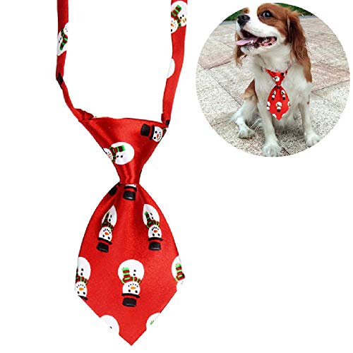 Corbata de Navidad Ajustable con Dibujos Animados Bonitos Impresos Perro Gato Mascota Corbata Cachorro Juguete Aseo Pajarita Corbata Ropa Dropshipping