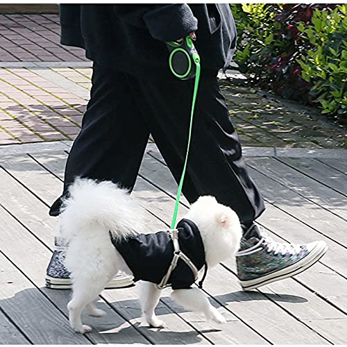 Correa para mascotas resistente de 8 m de largo para perros grandes Correa de nailon duradera retráctil para perros grandes, correa extensible automática para perros, rosa, 5M Plus -50Kg, China