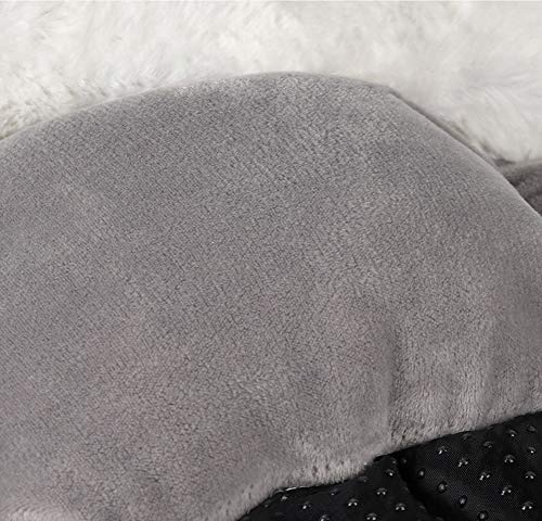 Cozywind Cama Redonda para Mascotas y Gatos-Cama para Mascotas- Cómoda y Suave-Lavable a Máquina para Gatos o Perros Pequeños (Gris)