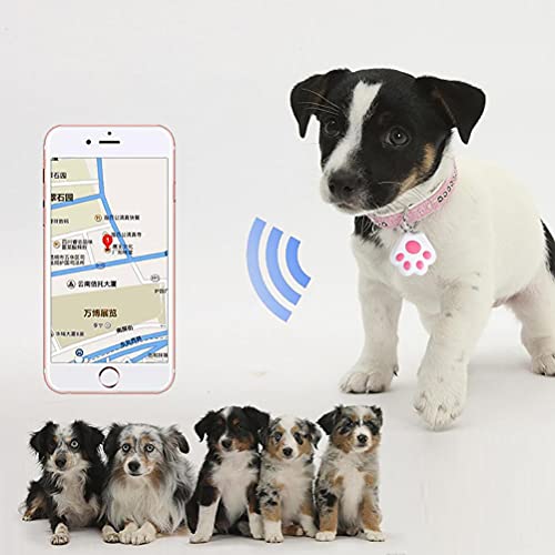 Cricia Mini localizador de rastreo GPS, pequeño Dispositivo portátil Bluetooth Inteligente Anti-pérdida para Equipaje/niño/Mascota/Gato/Perro, Dispositivo de Alarma Bluetooth Impermeable