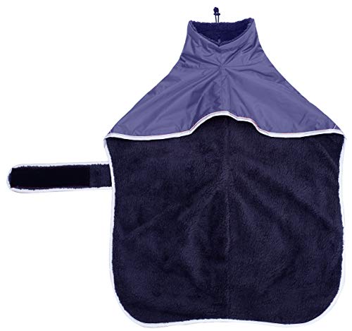 Ctomche Abrigo de invierno para perros reflectante impermeable, chaqueta para perro con forro polar cálido, abrigo impermeable con bandas ajustables para galgos, acechadores y Whippets Navy-XS