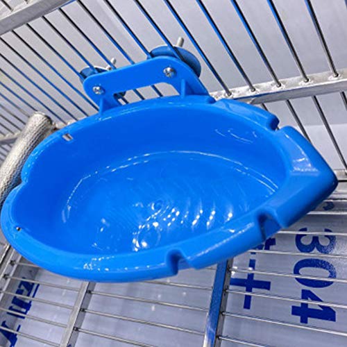 Cuenco De Bañera Para Pájaros, Pet Parrots Bathtub, Caja De Baño Colgante Para Jaula De Loros, Cuenco Alimentador De Alimentos Para Mascotas, Accesorio Para Mascotas, Canarios, Agapornis, Periquitos