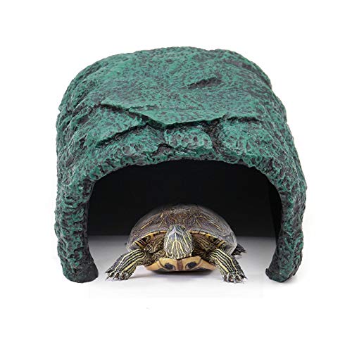 Cueva de Reptiles Rock Hide Escondites de Rocas Piel Mascotas Cueva Piscinas Rocas Reptiles para Lagartos Tortugas Reptiles Anfibios Escondites Ideales