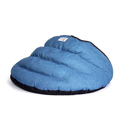 Cueva Gato Cama Gato Carpa para Gatos Saco de Dormir para Mascotas Saco Manta Colchoneta Gatos Perros Nido Cueva Casa (Azul)