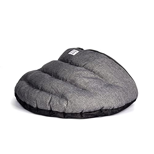 Cueva Gato Cama Gato Carpa para Gatos Saco de Dormir para Mascotas Saco Manta Colchoneta Gatos Perros Nido Cueva Casa (Gris)