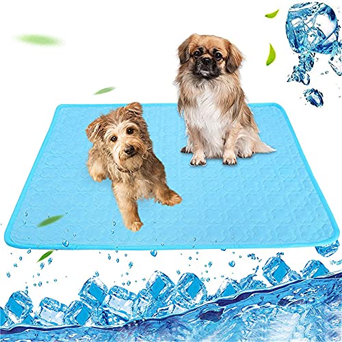 Cuna del Gato De La Cama del Perro, La Estera del Animal Doméstico Fresco De Verano Alfombra para Perros Gato Manta Sofá Transpirable Mascota Cama De Perro De Verano Lavable,Rosado,40CM