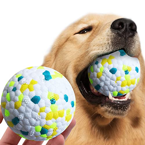 Cytteroa Pelota para Perro, Pelota de Juguete para Perros Pelota de Caucho Natural para Perros Pelota de Goma Pelota Deporte para Perros Pelota Perro Pequeños Medianos 7.5 cm (Azul Verde)