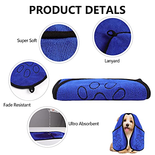 Czemo Cabezal de Ducha & Toallas para Mascotas, Herramienta de baño y Accesorios para Mascotas, Rociador de Ducha como Regalos para Gatos/Perros