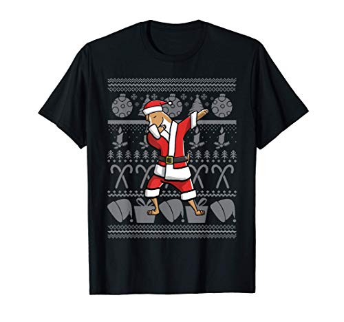 Dabbing Galgo Italiano Navidad Perro Camiseta