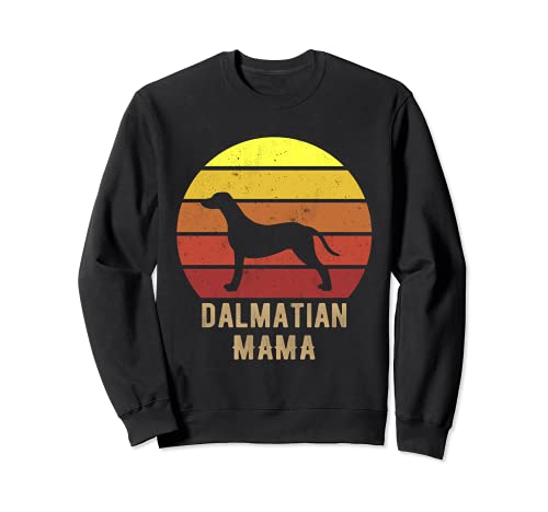 Dálmata Mamá Divertido Perro Dálmata Perro Vintage Sudadera