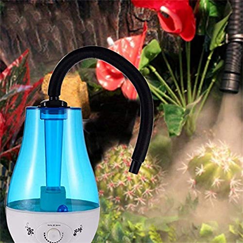 Decoración del tanque de tortugas de agua Reptiles humidificador 3L de agua del tanque lagartos Camaleones serpientes terrario vaporizador ultra-silencioso fabricante de la niebla con la manguera flex