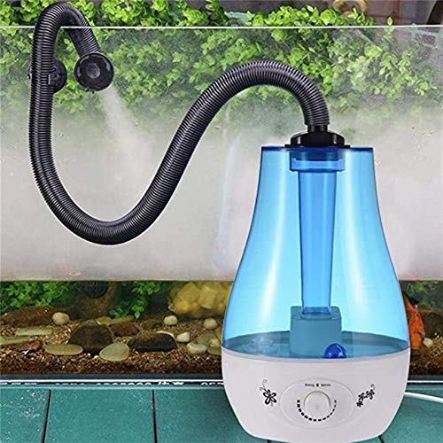 Decoración del tanque de tortugas de agua Reptiles humidificador 3L de agua del tanque lagartos Camaleones serpientes terrario vaporizador ultra-silencioso fabricante de la niebla con la manguera flex