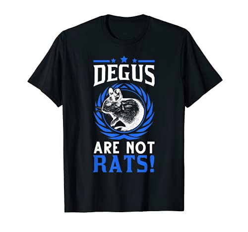 Degus are not rats Degu Roedor chileno Camiseta