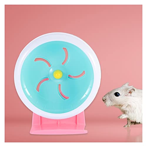 Delicado Duradero 18 cm Pets PEQUEÑAS Guinea PIGH Hamster Wheel Rueda Silent Pet Rueda Rueda Corriente silencioso Pet Pet Pet Ejercicio Junta Rueda DE Juego para hámster (Color : As Show)