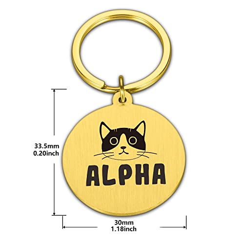 DHDHWL Placas Identificación Perros PET personalizada grabada gratis IDENTIFICACIÓN Etiquetas Accesorios Custom Pet Dog Collar Perros Nombre Nombre Etiquetas Anti-perdidas Cat Dog Puppy IDENTIFICACIÓN