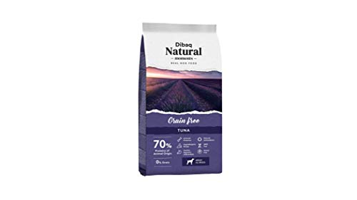 DIBAQ NATURAL MOMENTS Grain Free Tuna. Alimento Natural para Perros Adultos con atún. 12 Kg.