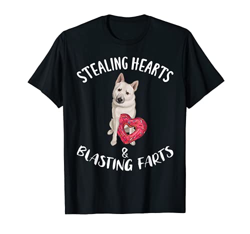 Divertido Buhund Noruego Robar El Corazón Camiseta