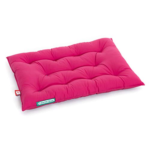 Doctor Bark Cojín para perros Urban – Cama ortopédica para perros – Lavable hasta 95 °C – Robusto para interior – Colchón para perros – Fabricado en Alemania (M – 70 x 50 cm, rosa caliente)