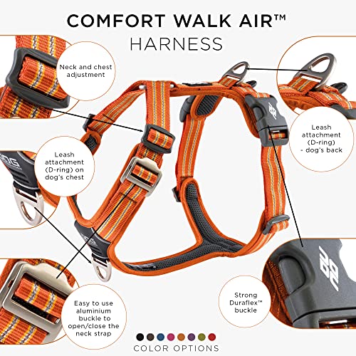 DOG Copenhagen Hundegeschirr V2 Walk Harness (Air) Orange Sun Talla S