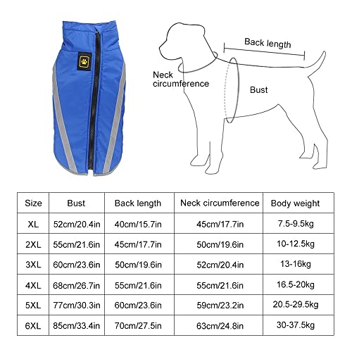 DONGKER - Sudadera con capucha para perros, perros, cachorros, sudaderas con capucha, impermeable, cálido, abrigo para animales de compañía