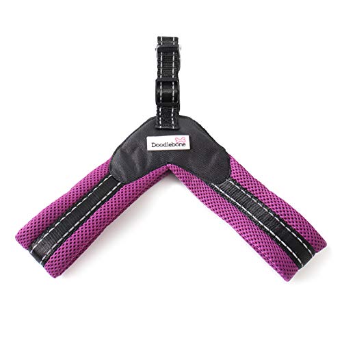 Doodlebone Boomerang - Arnés para perro, color morado y pequeño