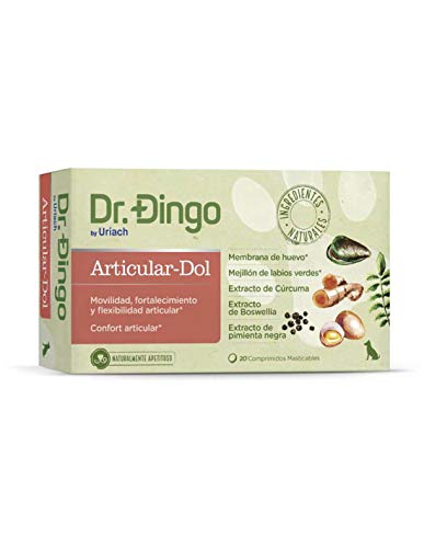 DR DINGO ARTICULAR DOL | 20 COMPRIMIDOS | COMPLEMENTO ALIMENTICIO PARA PERROS