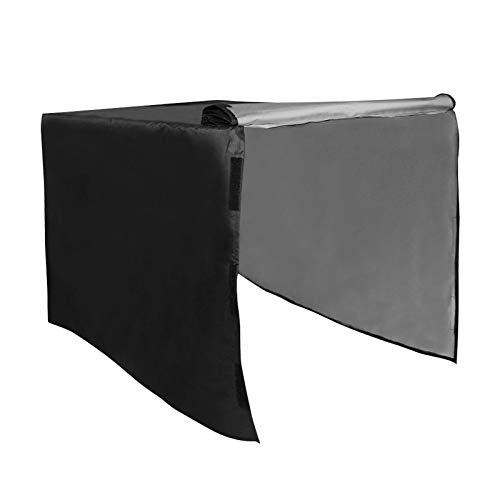 DSFSAEG Funda para cajón de perro, impermeable, tela Oxford, para jaula de mascotas para interiores y exteriores (negro, tamaño: 36 pulgadas)