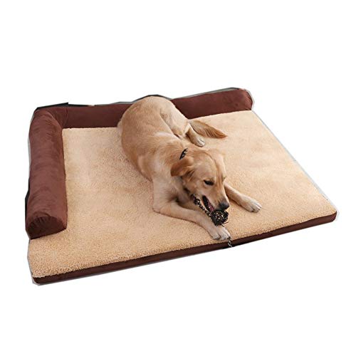 DUCHEN Cama ortopédica de espuma viscoelástica para perros con funda extraíble y lavable, cómoda para perros grandes, cesta antideslizante