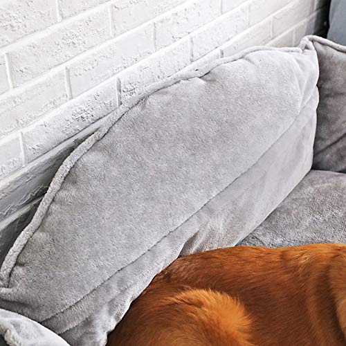 Duchen - Cama ortopédica para perro, tamaño grande, sofá cama para perro, almohada para perro, terciopelo suave, cama relajante y cómodo para dormir, colchón para perro grande Golden Retriever