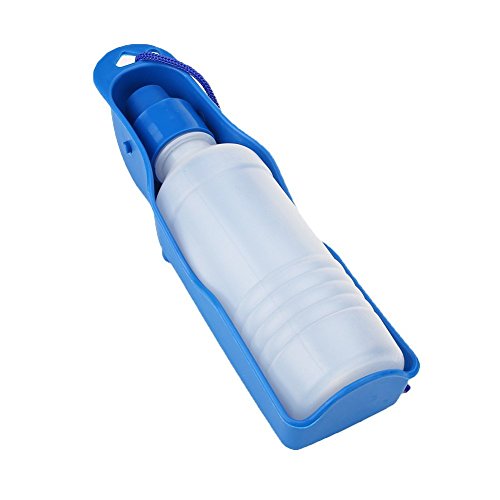 Ducomi Niagara - Botella de agua para perros - Botella portátil de viaje para perro, dispensador de agua para cachorros y animales domésticos - Bebedero de bolsa (500 ml)