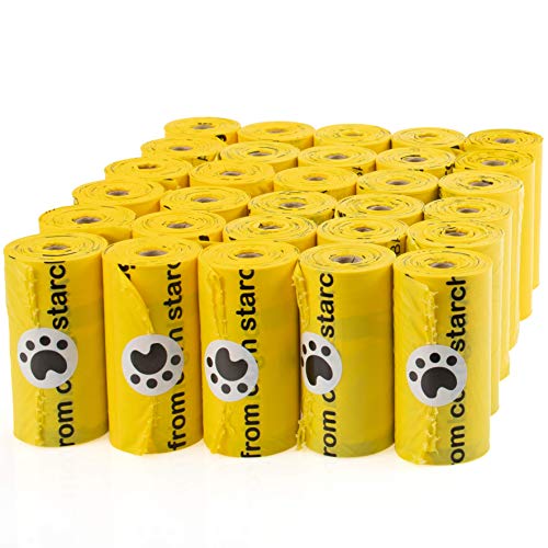 Dumi Pets Bolsas de Caca biodegradables 30 Rollos, para 450 ecológicas para Perros