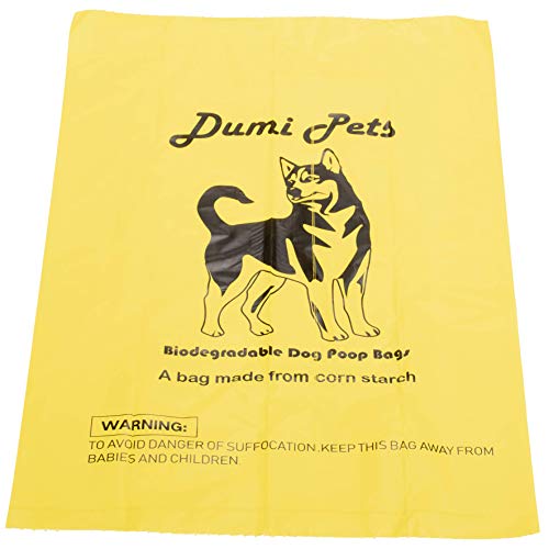 Dumi Pets Bolsas de Caca biodegradables 30 Rollos, para 450 ecológicas para Perros