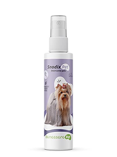 DYNAMOPET BenesserePet Snodix Desenredante Pelo Perros y Gatos 150 ml, Desenredante y Abrillantador de Cabello, Spray para Perros y Gatos desenreda Nudos, Facilita la eliminación de Nudos