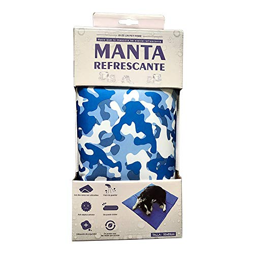 DZL Alfombra Perro Fresca Cama Manta Perro Verano fría Manta Enfriador para Mascotas (50x65CM)