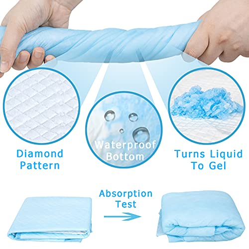 Easy Joy Almohadillas para Perros 45x60cm Toallitas de Entrenamiento Almohadilla Absorbente para Incontinencia Cambiador, Protector para Cama, Almohadillas de Higiene 50 Unidades - S