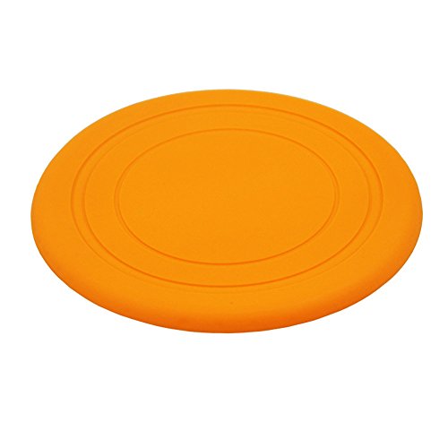 Ecloud Shop® 2pcs Pet Frisbee Perro de Juguete Frisbee Suave Pet Training Dog Training Frisbee Table Pad (Color al Azar)