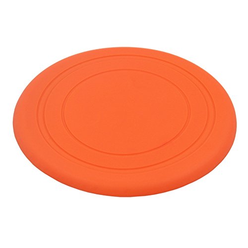 Ecloud Shop® 2pcs Pet Frisbee Perro de Juguete Frisbee Suave Pet Training Dog Training Frisbee Table Pad (Color al Azar)