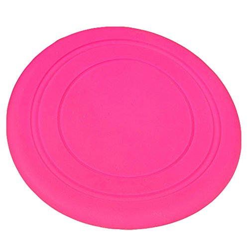 Ecloud Shop® 2pcs Pet Frisbee Perro de Juguete Frisbee Suave Pet Training Dog Training Frisbee Table Pad (Color al Azar)