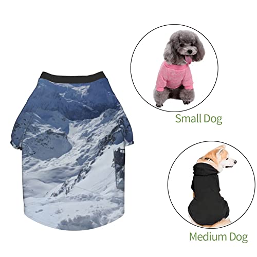 EDJKEJYCO Ropa aislada para perros de montaña blanca como la nieve, pijamas para perros pequeños, medianos y grandes, gatos