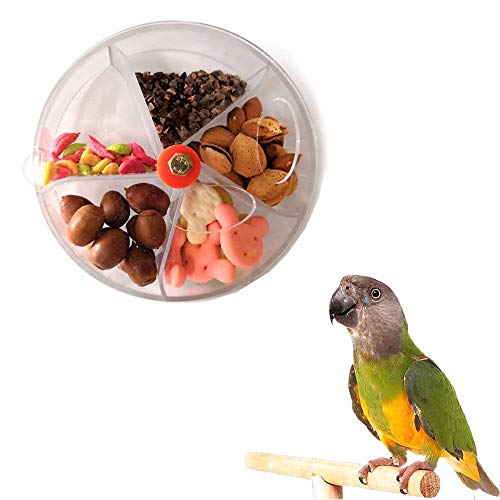 EIKLNN Pájaro Forrajeo Juguete, Juguete de Alimentación para Loros de Pájaros, Juguete de Masticación de Forrajeo, Alimentador de Pájaros, para Loros, Periquitos, Cacatúas, Conure, Lovebird