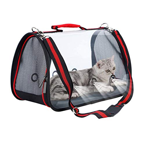 El cochecito de perro de lujo o el remolque para mascotas, carrito de gato carrito para mascotas carrito plegable con bolsa de almacenamiento Jaula para perros Durable 4 ruedas Carrito de paseo