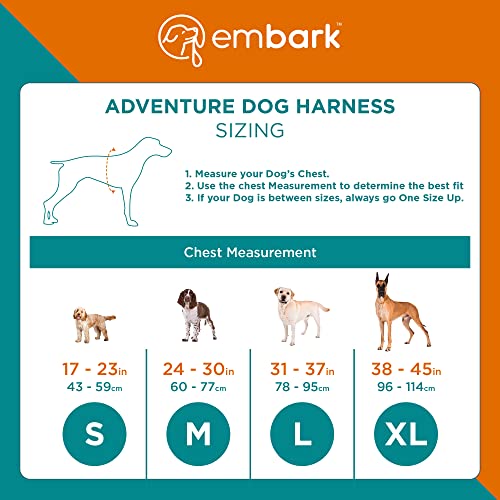 Embark Pets Arnés para Mascotas Grande (79-104 cm, Azul)