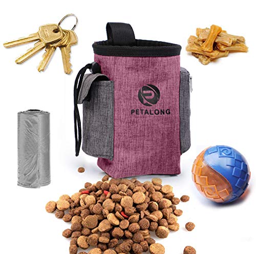 Entrenamiento para Perros Bolsa ,Perro Tratamiento de Cintura Bolsa,Perro Entrenamiento Alimentos Bolsa de Cintura,Bolsa de Comida para Perros Golosinas,Manos Libre Bolsa para Perros Comida