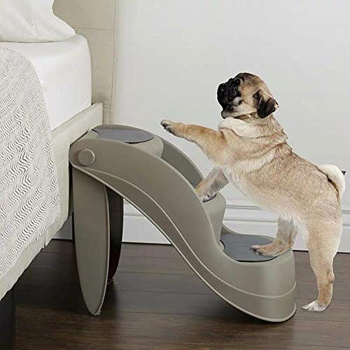 Escaleras Para Mascotas, Escaleras De 3 Peldaños Para Perro Gato, Escalera Para Perros Escalera Con Peldaño Sofá Cama Escaleras Antideslizantes, Para Cachorros, Perros Ancianos O Perros Discapacitados