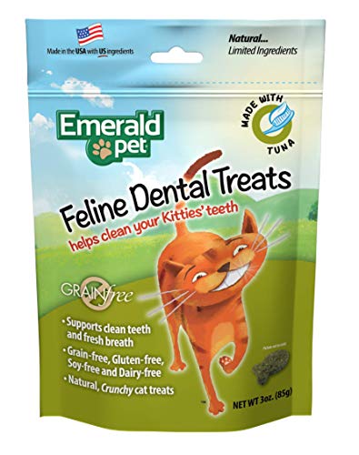 Esmeralda de Mascota Gato Pollo Dental sin Grano Treats