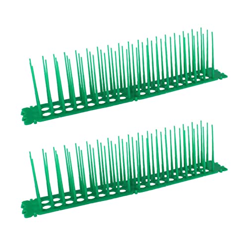 Eteslot Animal Spikes Fence, Plant & Flower Protector, Spikes Fence Guard para Mantener alejado a Pigeon Cat Squirrel Bird