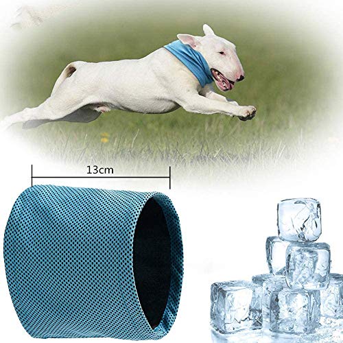 ETOPARS Bufanda fría para Mascotas, Collar de Enfriamiento para Perros, Pañuelo de Enfriamiento para Perros, Verano Sensación Fría Bufanda para Perros Gatos